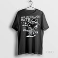 Trendy Official All My Dawgs Hate Ice Long Sleve Tee Sweater