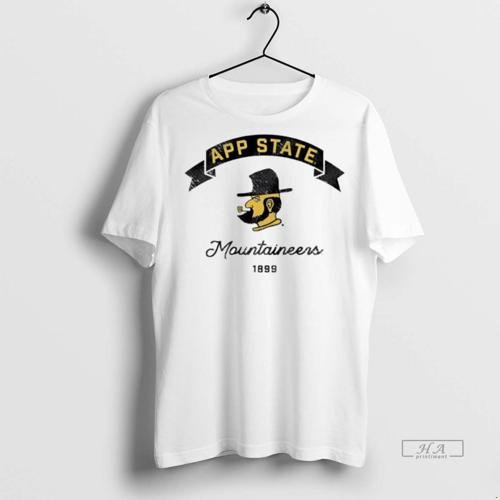 Trendy Official App State Mountaineers Yosef 1899 Appalachian State University Mountaineers Logo Tee Sweater