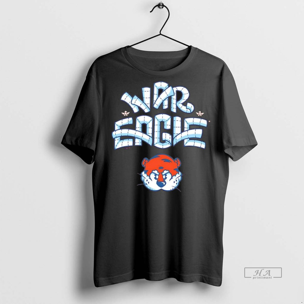Trendy Official Auburn Tigers War Eagle Tiger Mascot Tee Sweater