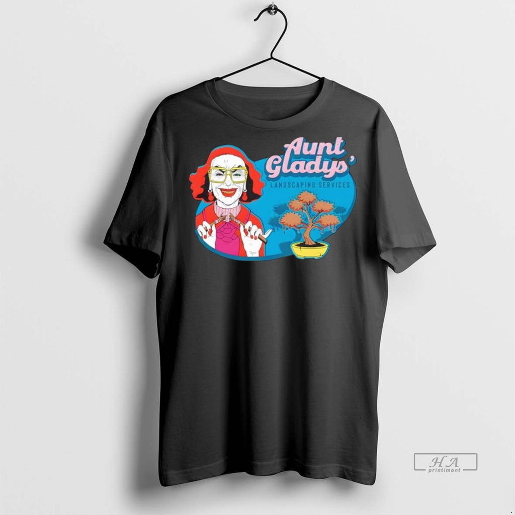 Trendy Official Aunt Gladys Landscaping Tee Sweater