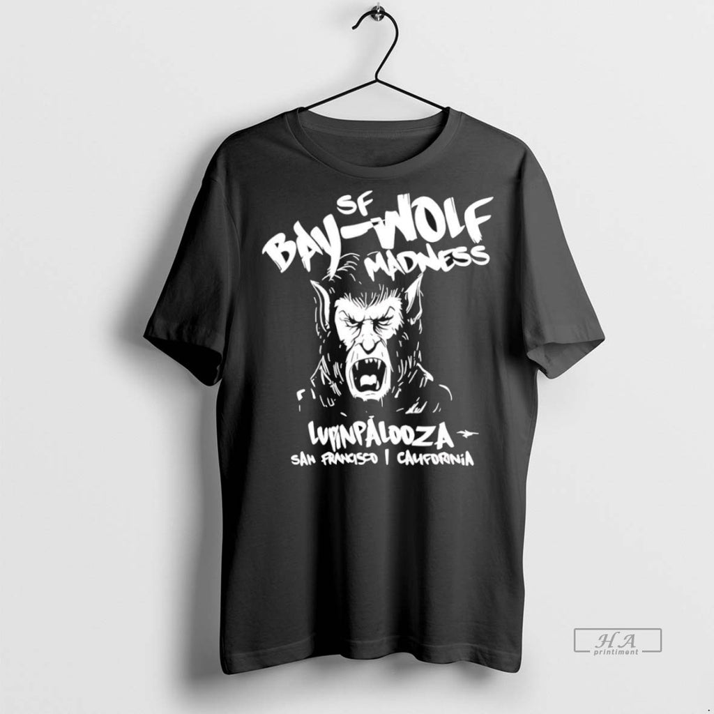 Trendy Official Bay Wolf Madness San Francisco California Graphic Tee Sweater