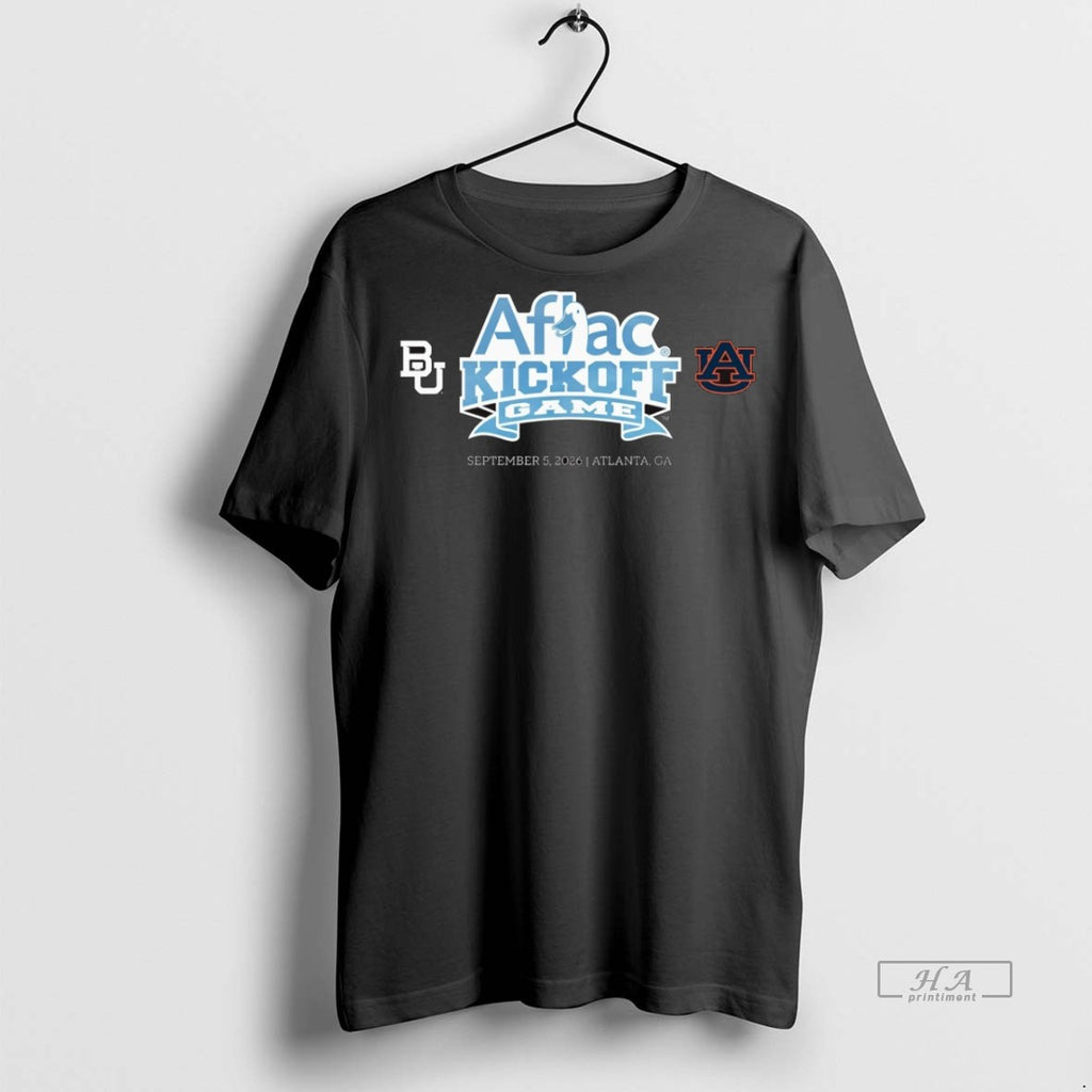 Trendy Official Baylor Bears Vs Auburn Tigers Aflac Kickoff Game September 5 2026 Atlanta Ga