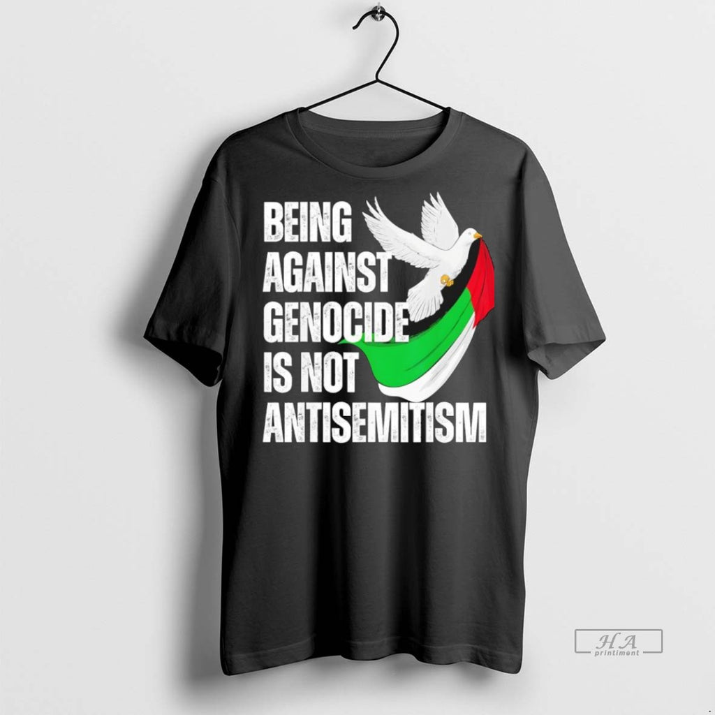 Trendy Official Being Against Genocide Is Not Antisemitism Tee Sweater