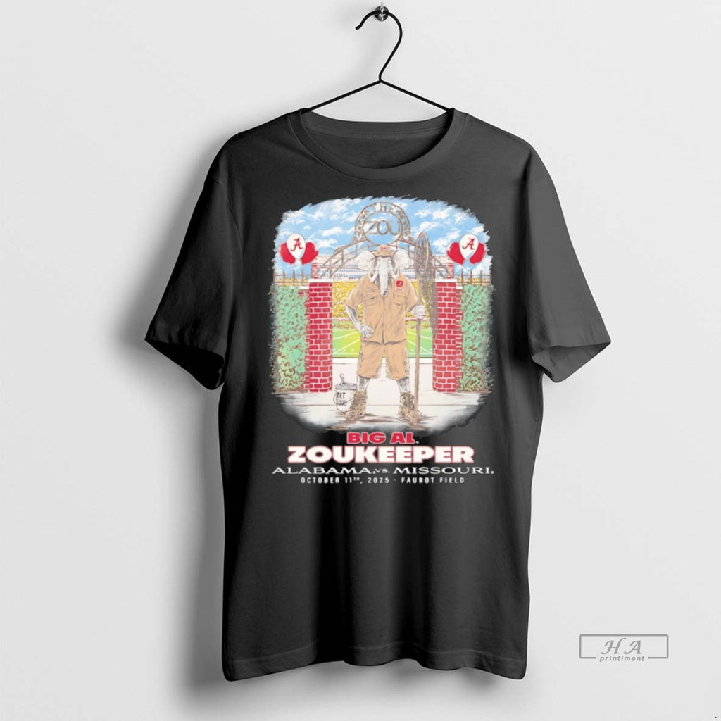 Trendy Official Big Al Alabama Vs Missouri Zookeeper Mascot Tee Sweater
