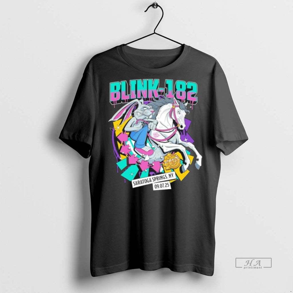 Trendy Official Blink 182 Tour Saratoga Springs Ny September 7 2025 Event Tee Sweater