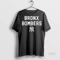 Trendy Official Bronx Bombers New York Yankees Logo Tee Sweater