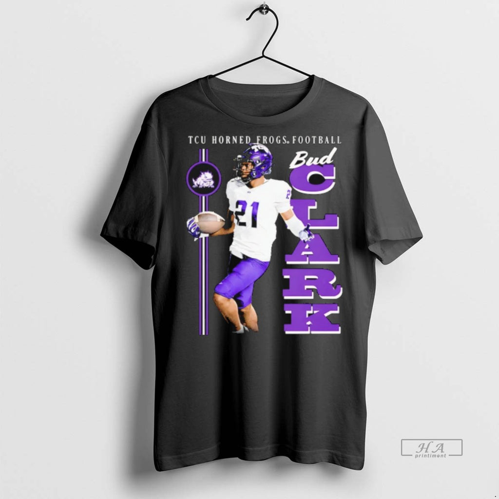 Trendy Official Bud Clark Tcu Horned Frogs Portrait Tee Sweater