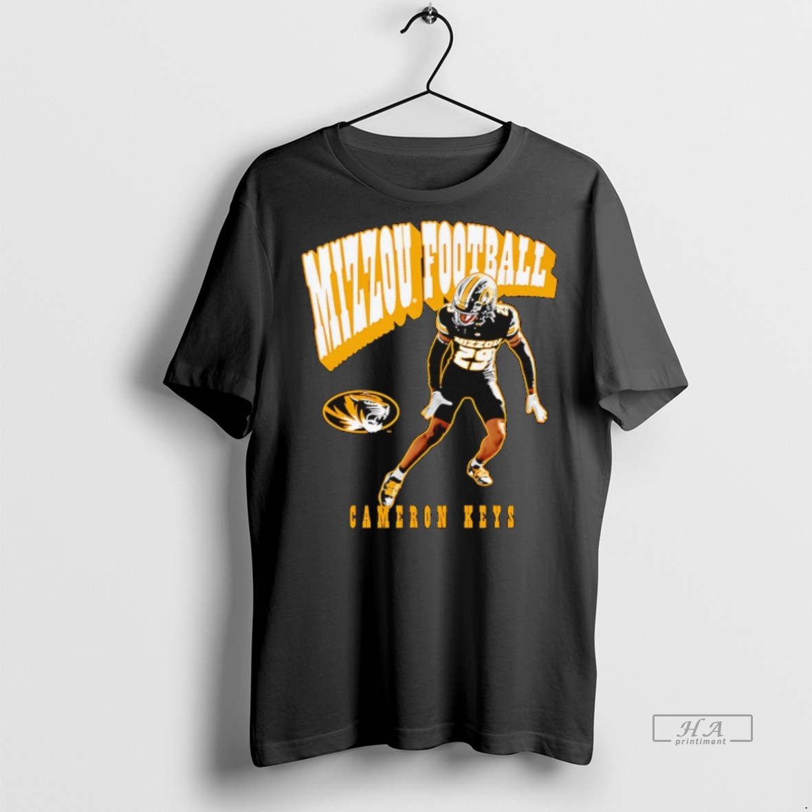 Trendy Official Cameron Keys Missouri Tigers Illustrated Tee Sweater