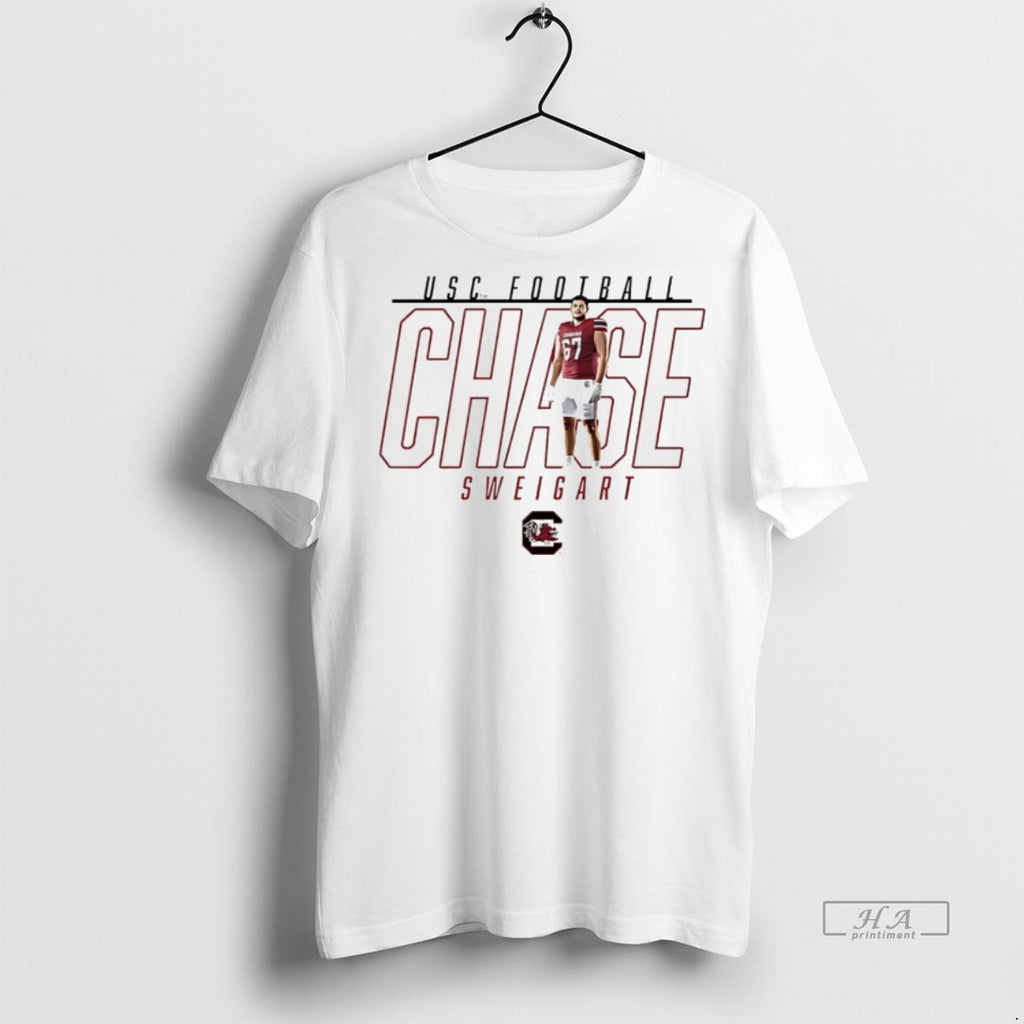Trendy Official Chase Sweigart South Carolina Gamecocks Player Name Tee Sweater