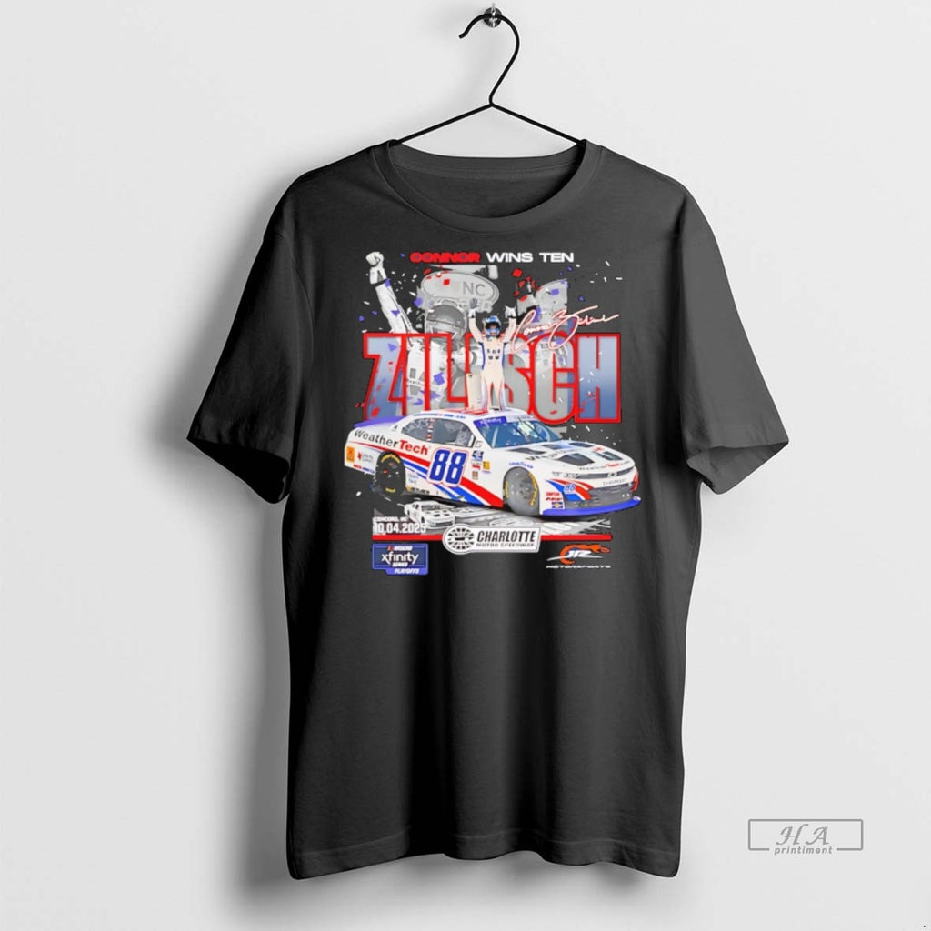 Trendy Official Connor Zilisch Wins Checkered Flag Sports 2025 Blue Cross Nc 250 Xfinity Series