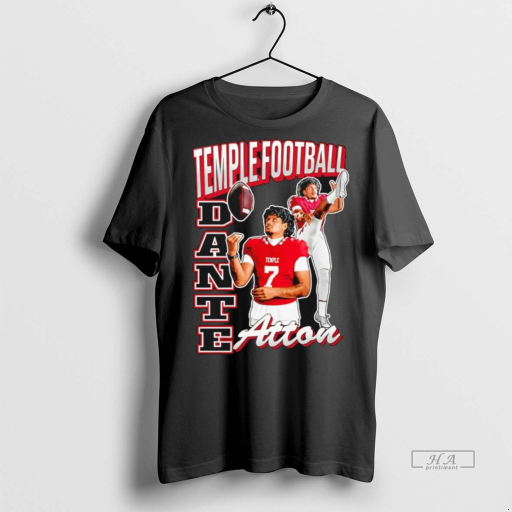 Trendy Official Dante Atton Temple Owls Punter 90s Tee Sweater