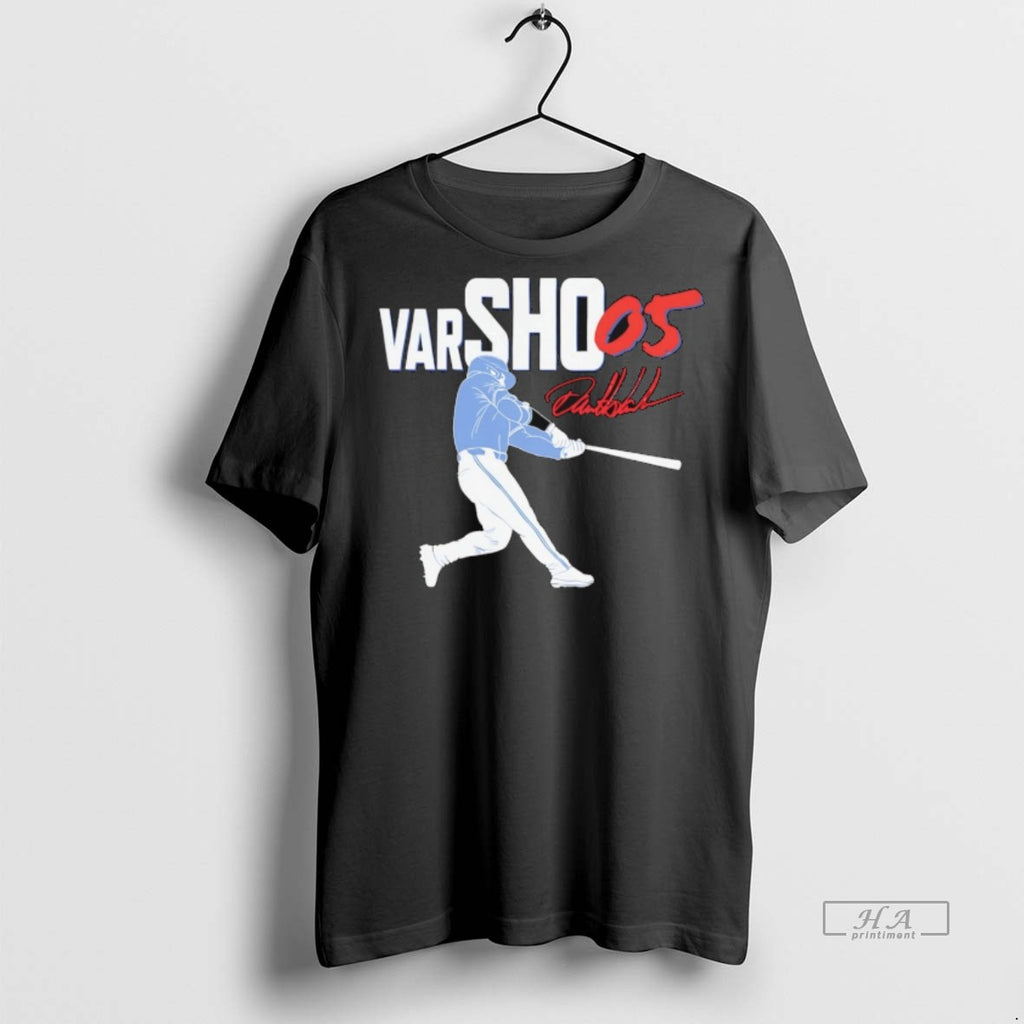 Trendy Official Daulton Varsho Toronto Blue Jays Varsho 05 Signature Art Tee Sweater
