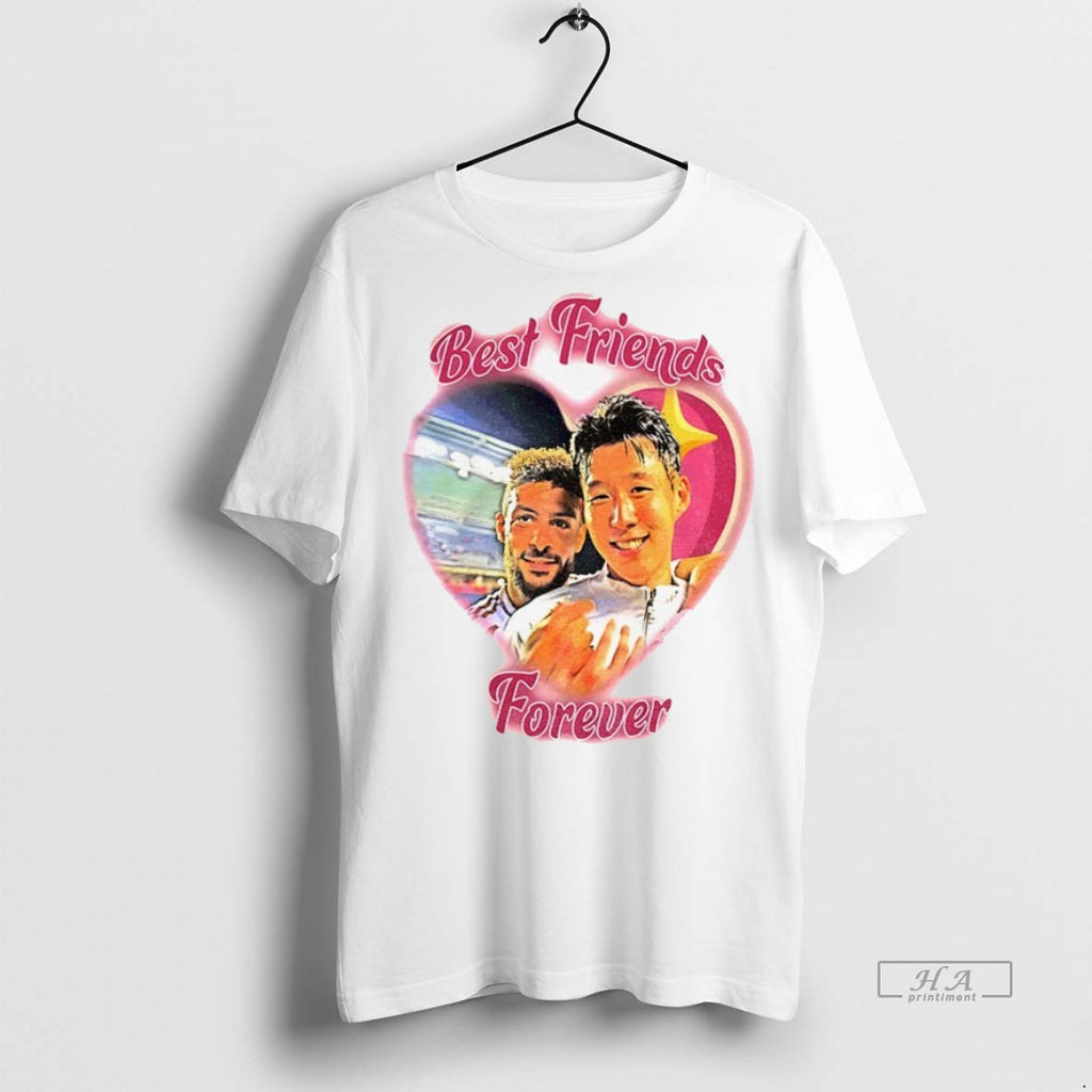 Trendy Official Denis Bouanga And Son Heung Min Best Friends Forever Love Tee Sweater