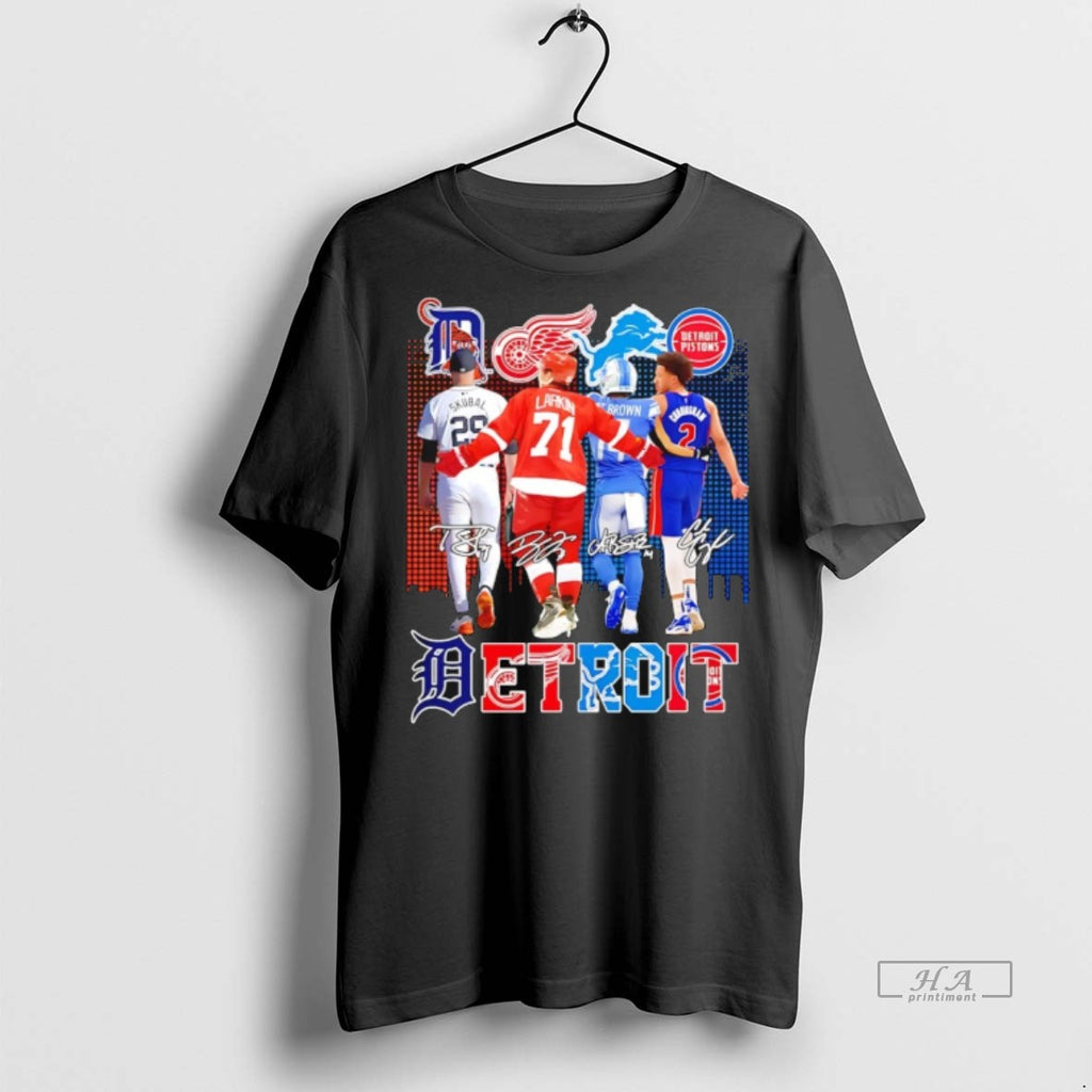 Trendy Official Detroit Sports Team Tarik Skubal Dylan Larkin Amon Ra St Tee Sweater