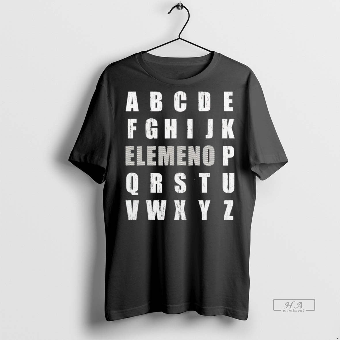 Trendy Official Elemeno Alphabet Tee Sweater