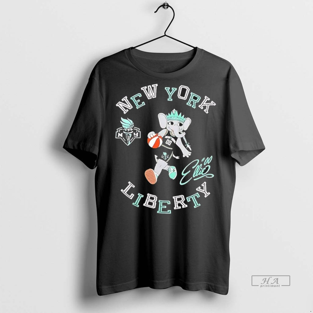 Trendy Official Ellie New York Liberty Wnba Numero Uno Basketball Signature Tee Sweater