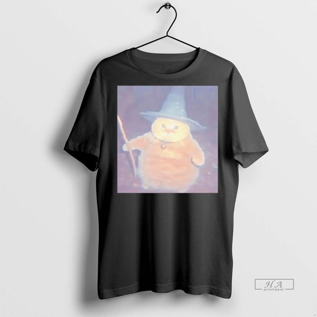 Trendy Official Fat Wizard Cat Halloween Tee Sweater