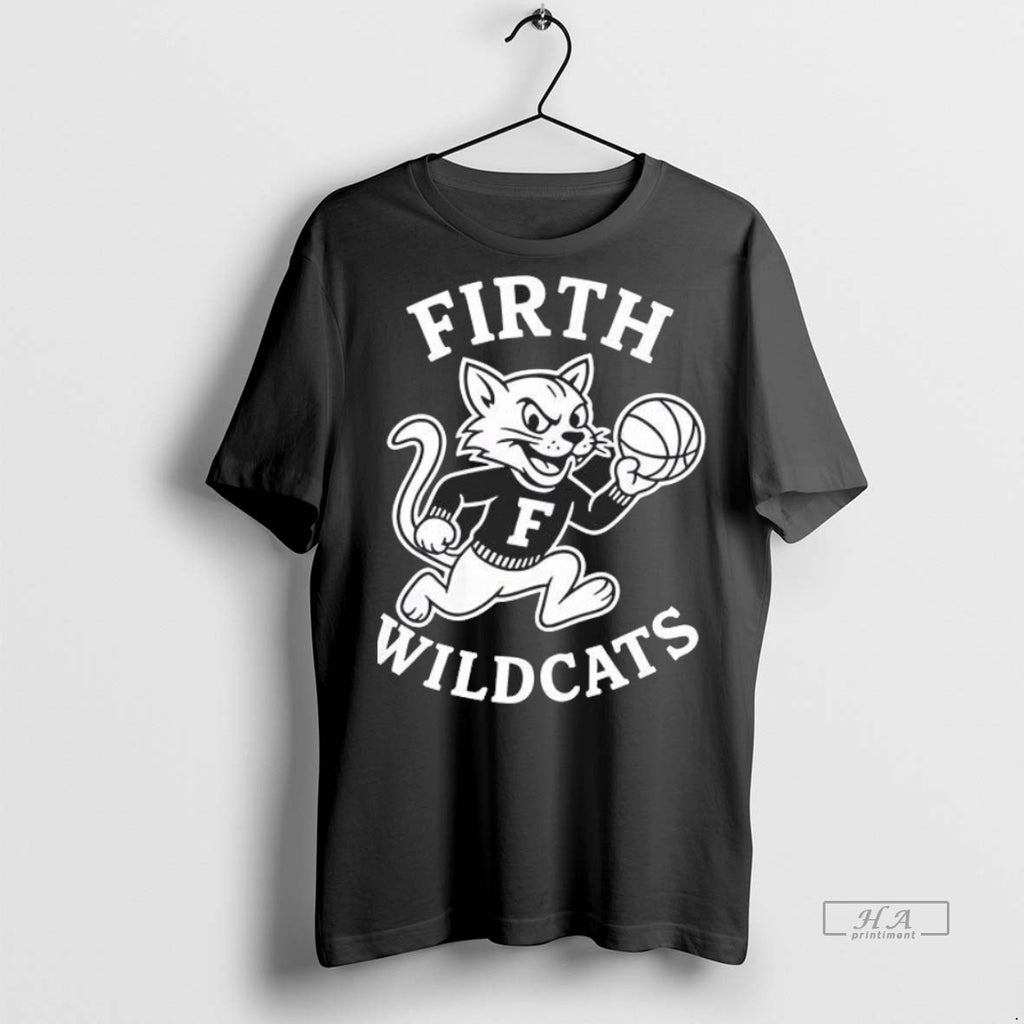 Trendy Official Firth Wildcats Cute Mascot Tee Sweater