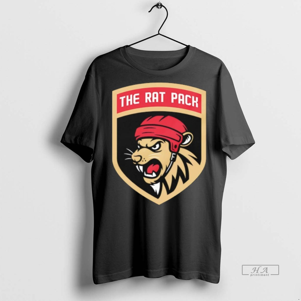 Trendy Official Florida Panthers The Rat Pack Logo Tee Sweater
