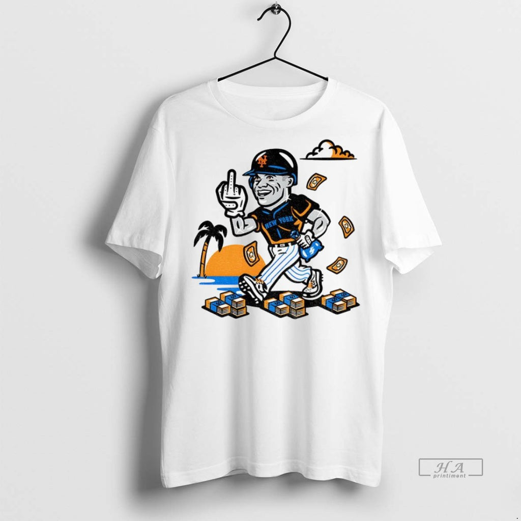 Trendy Official Francisco Lindor Cartoon Middle Finger New York Mets Mlb Baseball Cancun Tee Sweater