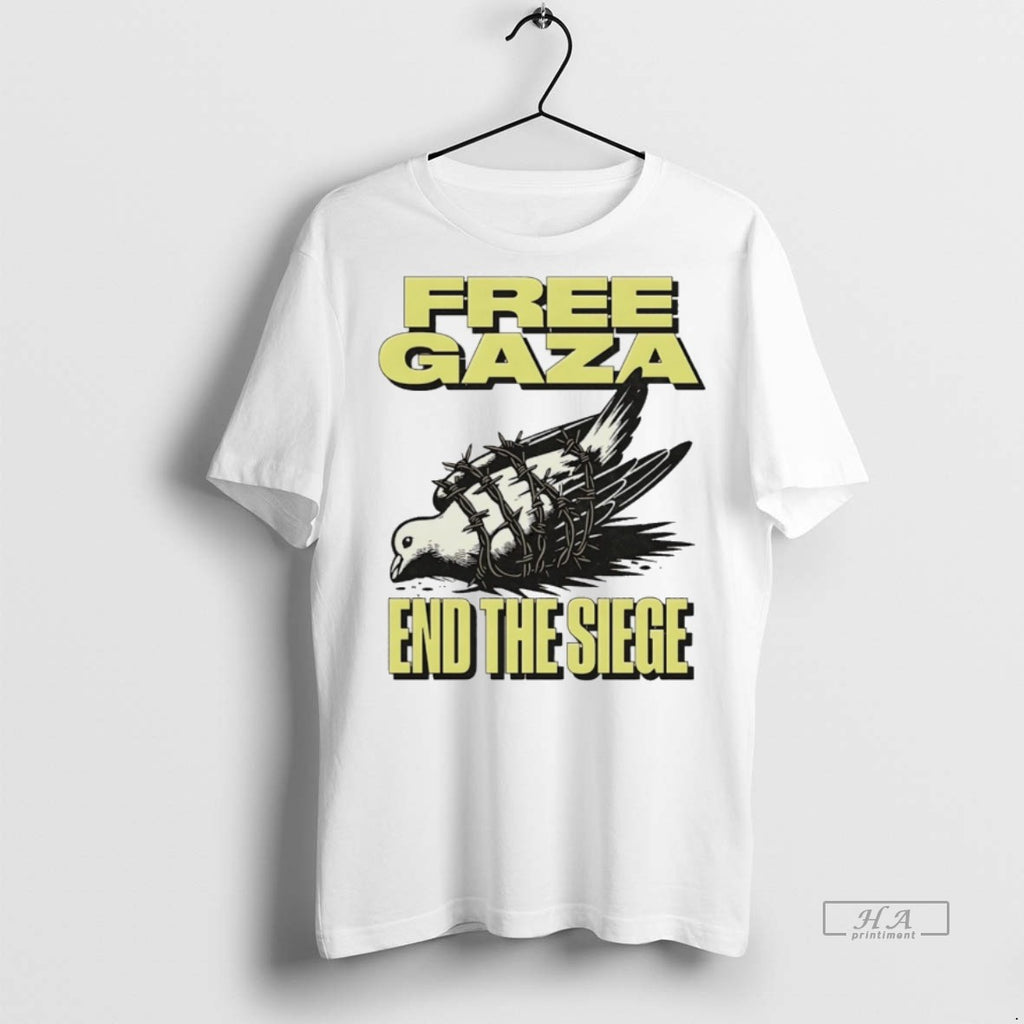 Trendy Official Free Gaza End The Siege Palestine Tee Sweater