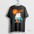 Trendy Official Ghost Dinosaur T Rex Funny Boo Halloween Boys Men Pumpkin Tee Sweater