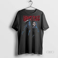 Trendy Official Ghost Face Jumbo Print Metal Graphic Tee Sweater