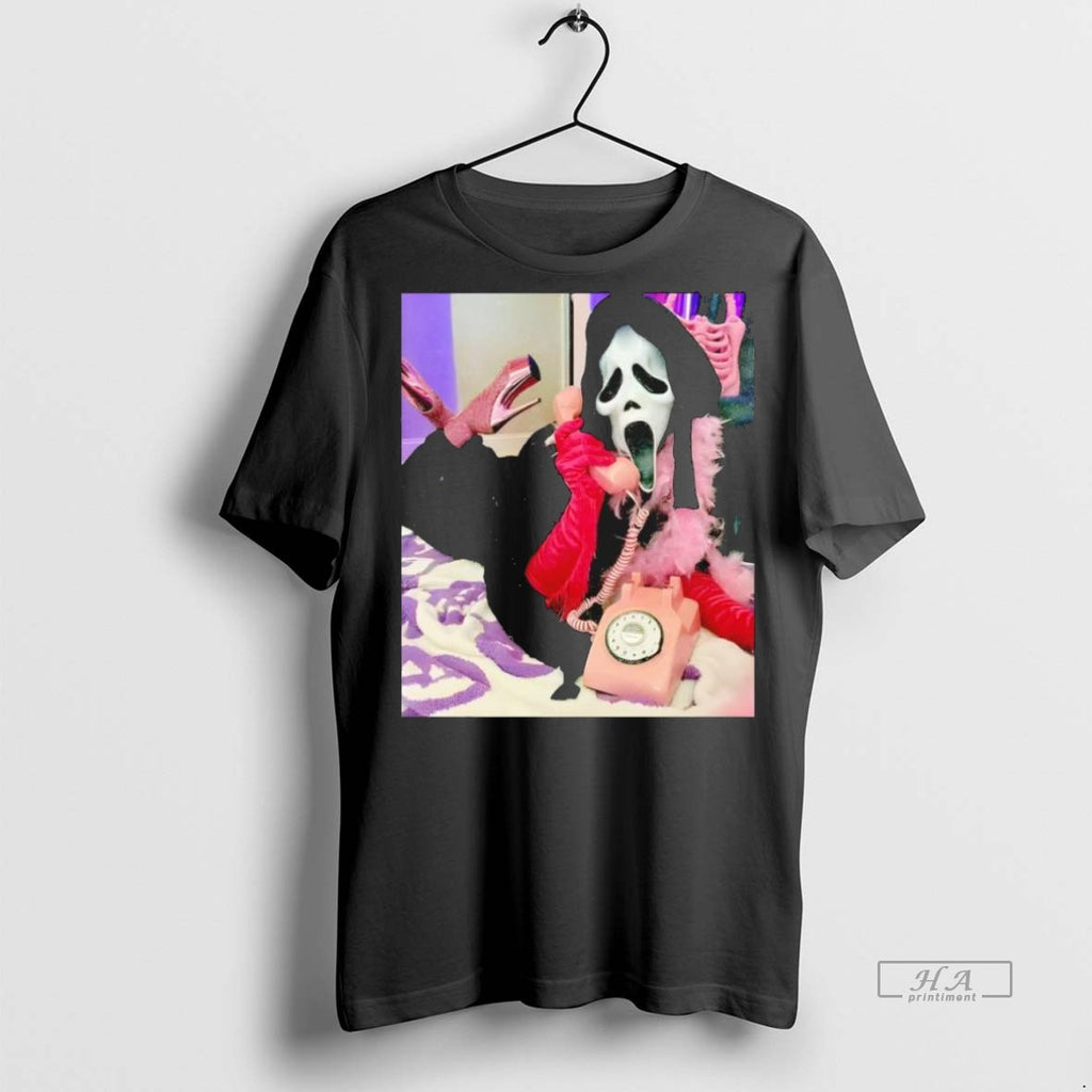 Trendy Official Ghostface Scream Halloween Tee Sweater