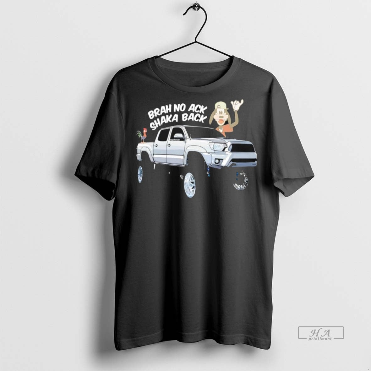 Trendy Official Goofy Brah No Ack Shaka Back Tee Sweater