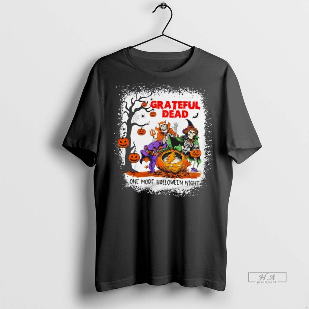 Trendy Official Grateful Dead One More Halloween Night 2025 Funny Tee Sweater