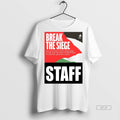 Trendy Official Greta Thunberg Break The Siege Staff Tee Sweater