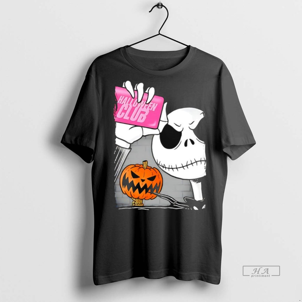 Trendy Official Halloween Club Jack Skellington Pumpkin Tee Sweater