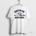 Trendy Official Here For The Benito Bowl Superbowl 2026 Helmet Tee Sweater