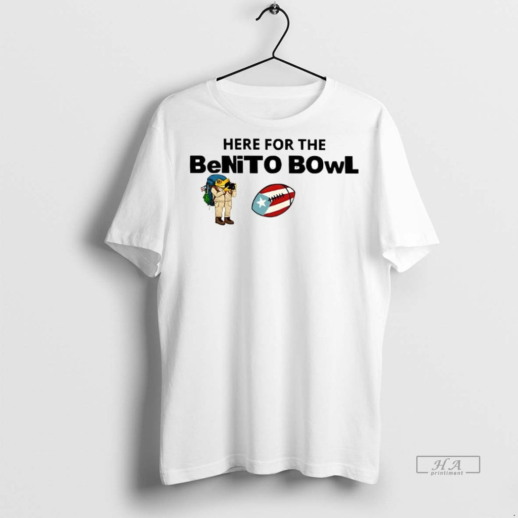 Trendy Official Here For The Benito Bowl 2025 Tee Sweater
