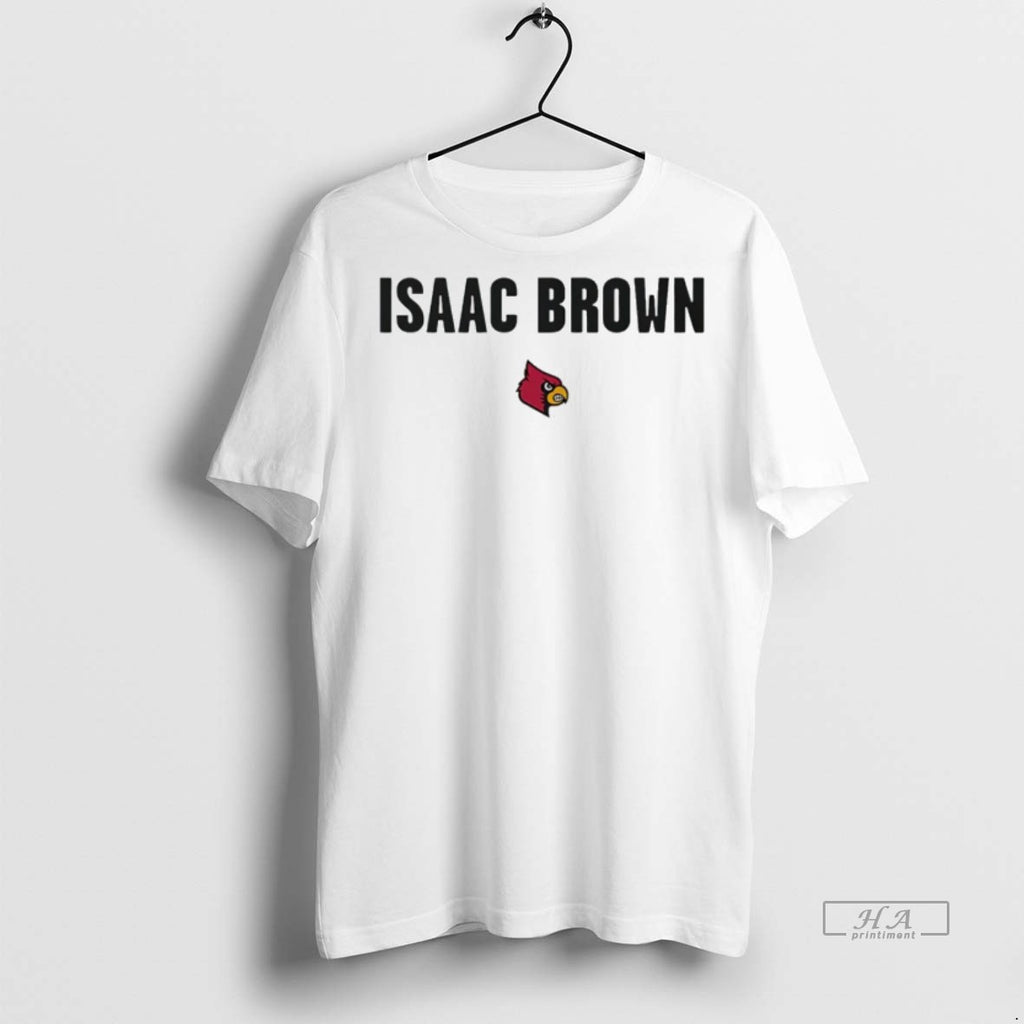 Trendy Official Isaac Brown Louisville Cardinals Text Tee Sweater