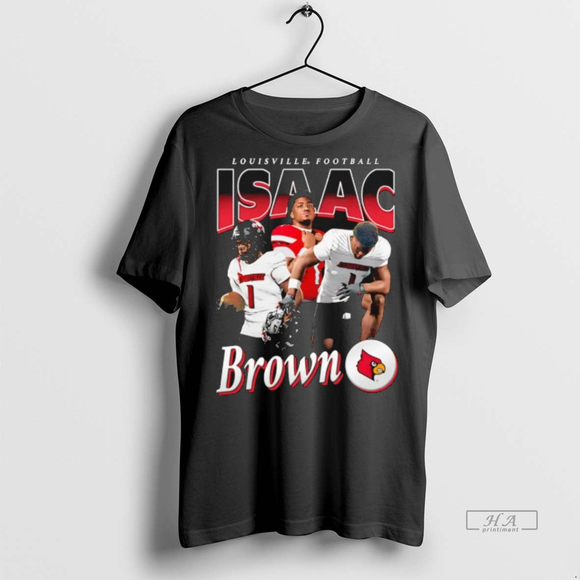 Trendy Official Isaac Brown Louisville Cardinals Graphic Tee Sweater