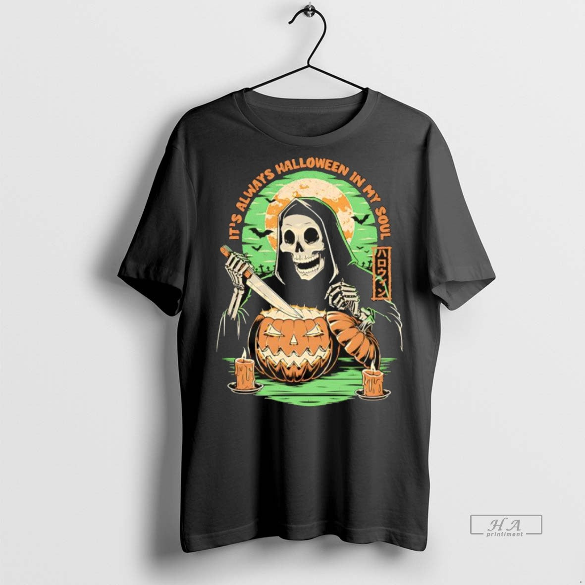 Trendy Official Its Always Reaper Halloween In My Soul Tee Sweater