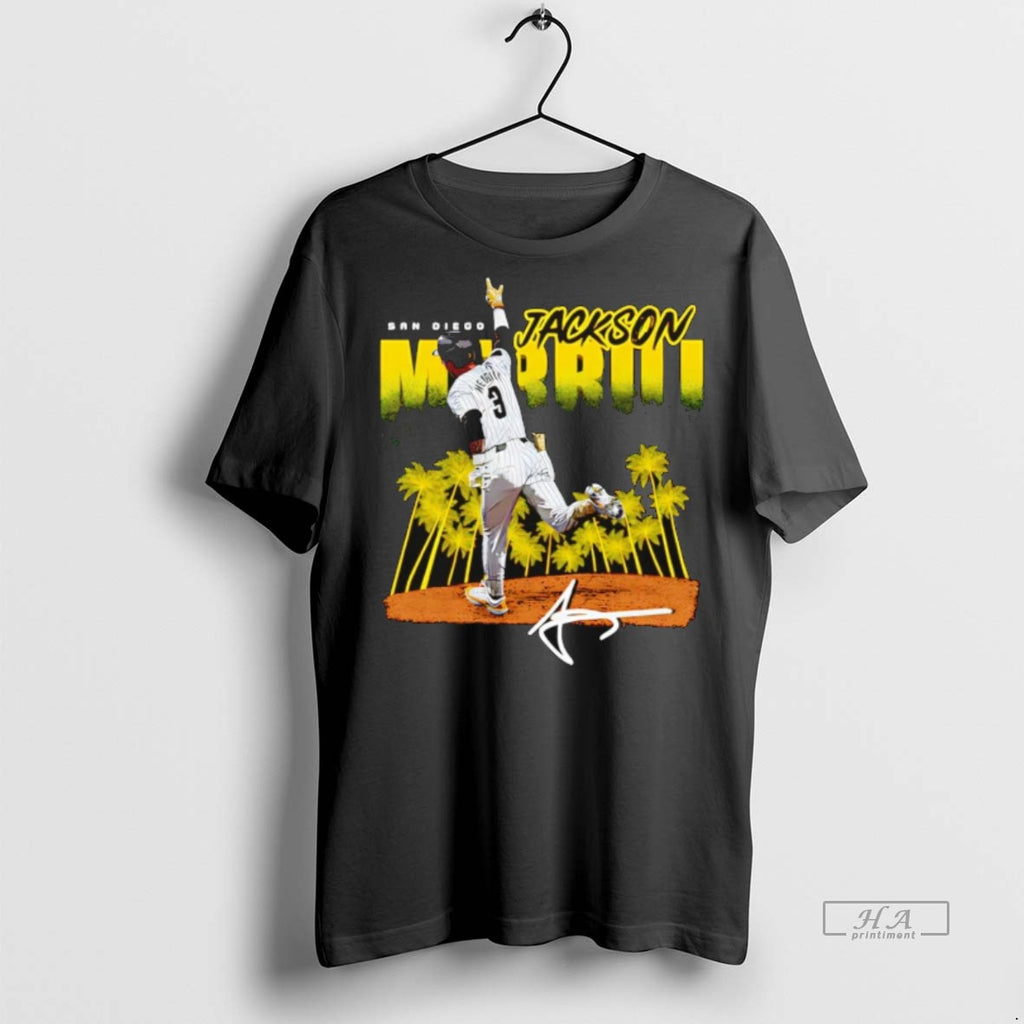 Trendy Official Jackson Merrill San Diego Padres Signature Vintage Tee Sweater