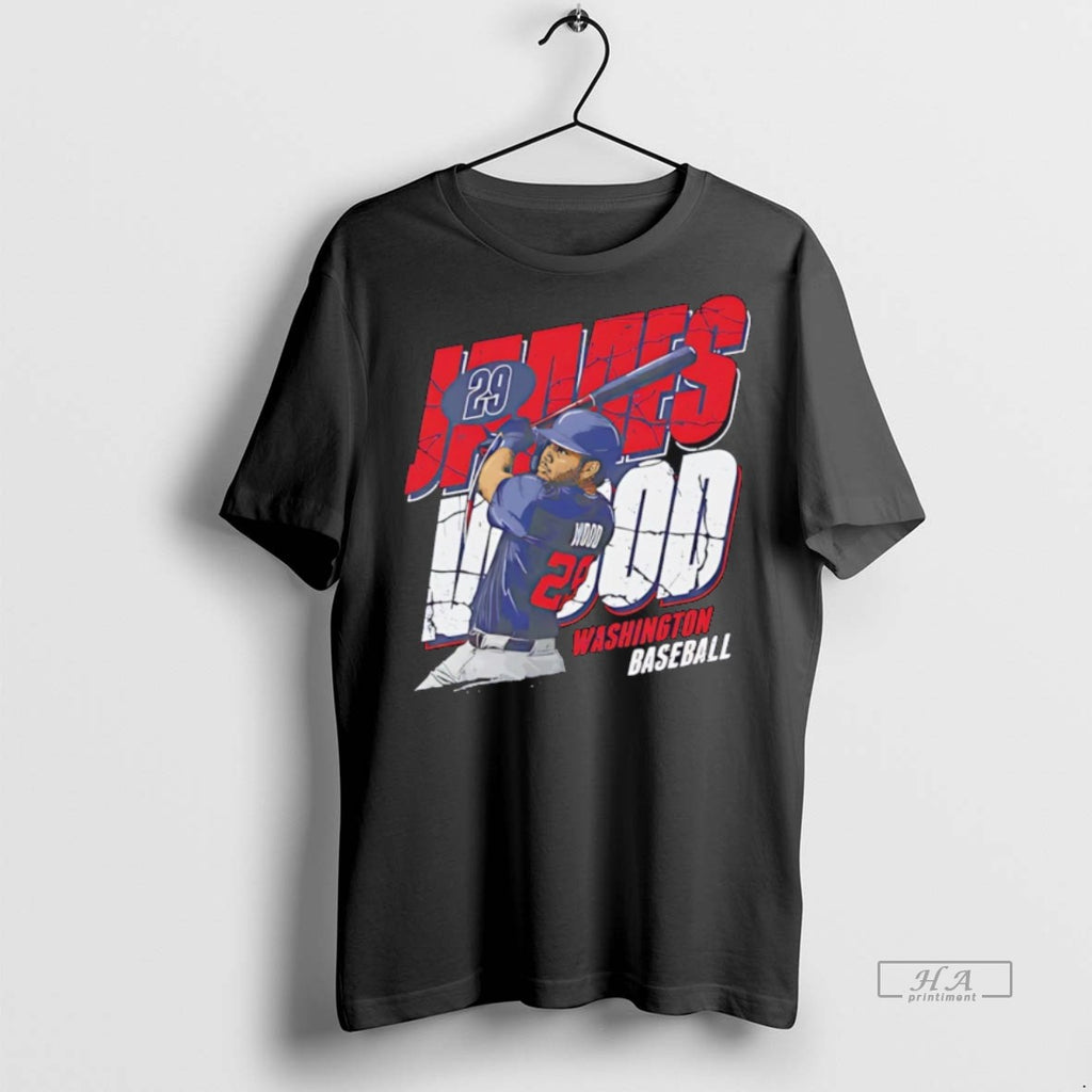 Trendy Official James Wood Washington Nationals Number 29 Graphic Tee Sweater