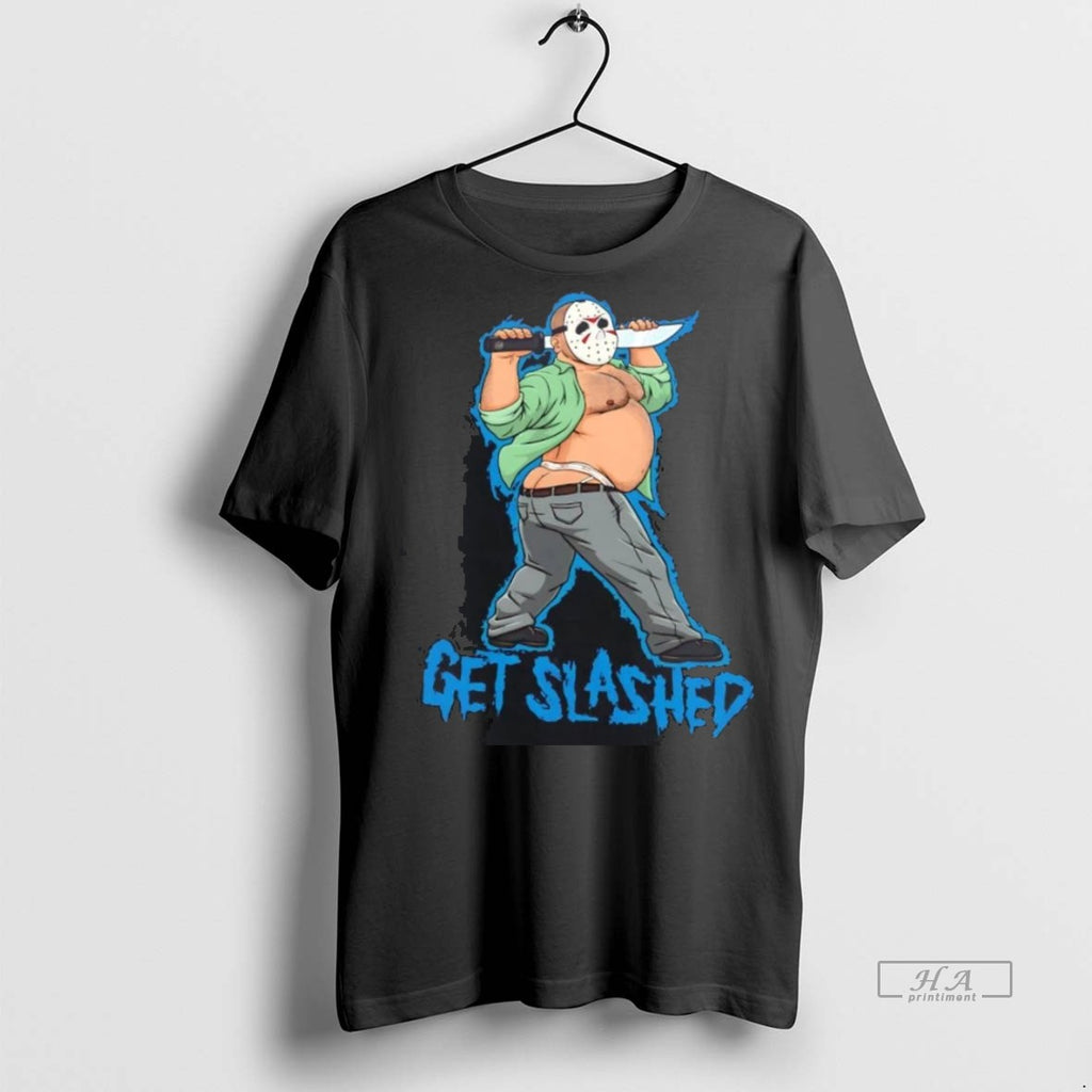 Trendy Official Jason Voorhees Get Slashed Gay Tee Sweater