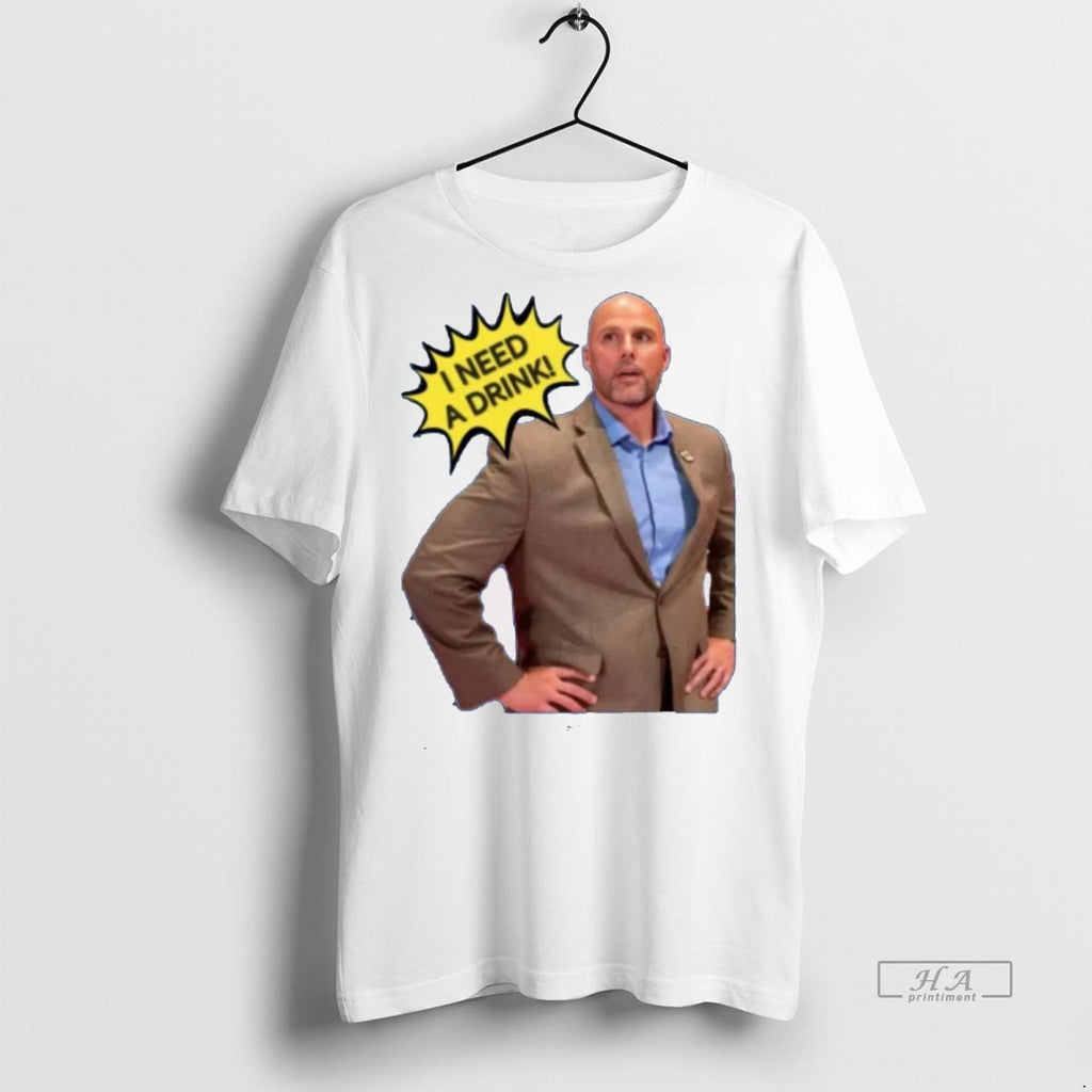 Trendy Official Johnny Sins I Need A Drink 2025 Tee Sweater
