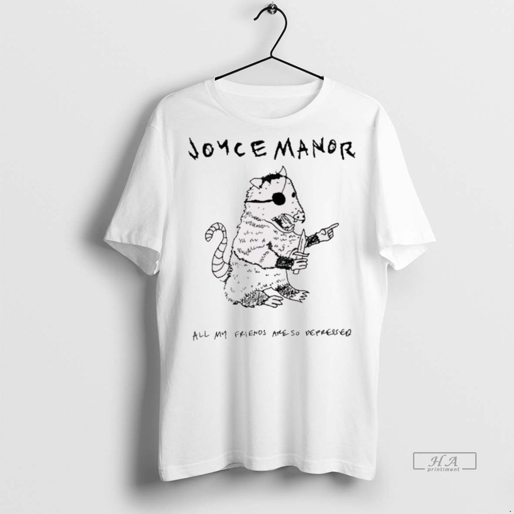 Trendy Official Joyce Manor All My Friends Are So Depressed Painting Tee Sweater