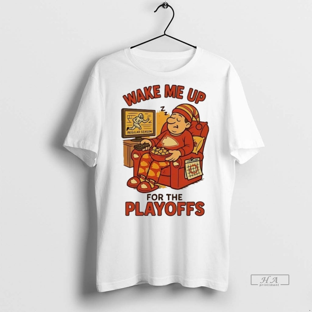 Trendy Official Kansas City Chiefs Wake Me Up For The Playoffs Tee Sweater