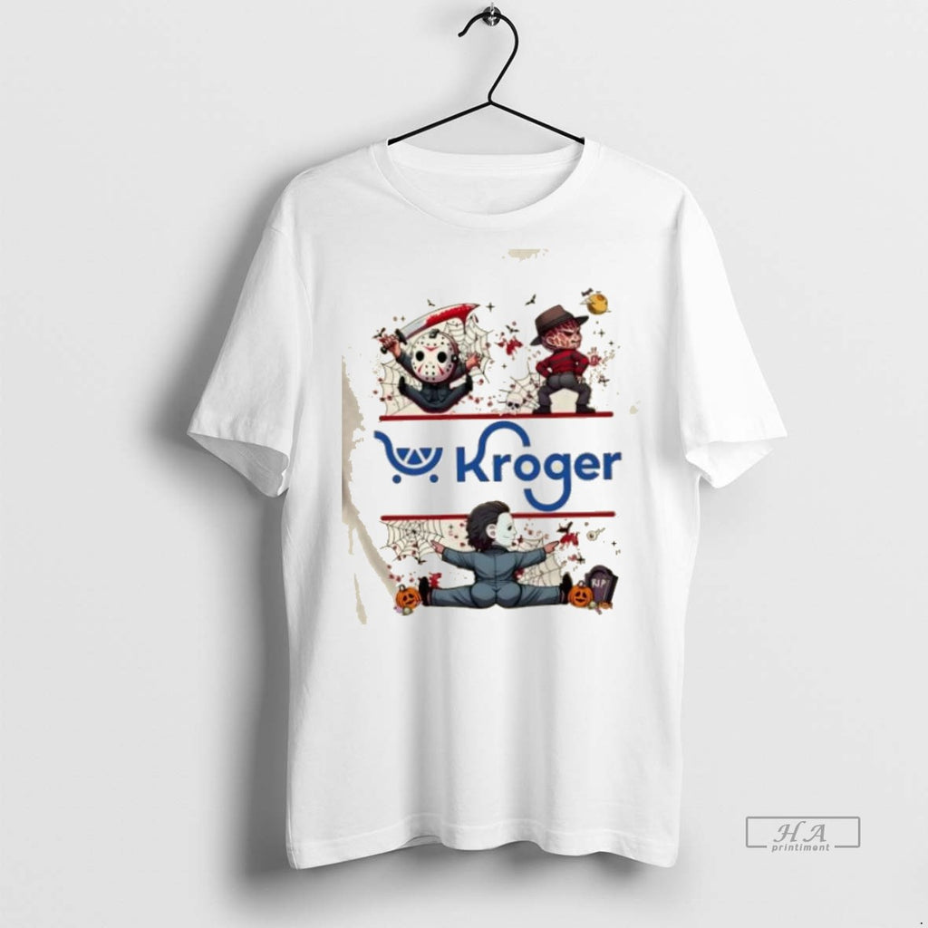 Trendy Official Kroger X Horror Movies Halloween Dance Tee Sweater