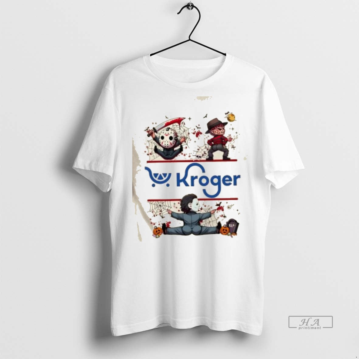 Trendy Official Kroger X Horror Movies Halloween Dance Tee Sweater