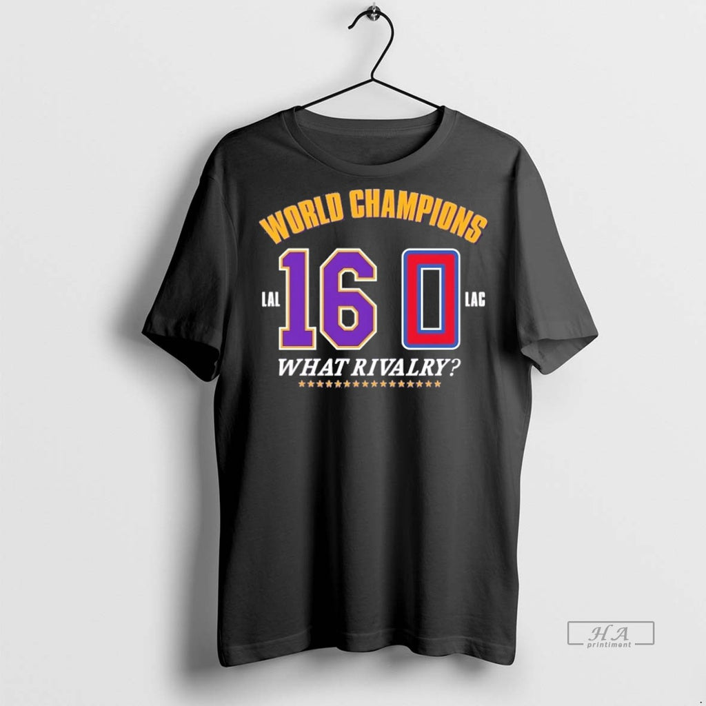 Trendy Official La Lakers Beat Clippers World Champions What Rivalry Tee Sweater