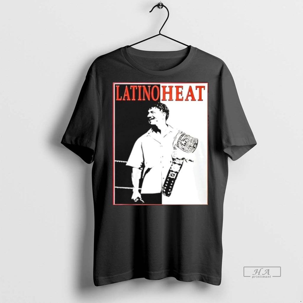 Trendy Official Latino Heat Wearing Eddie Guerrero Latino Heat Tee Sweater