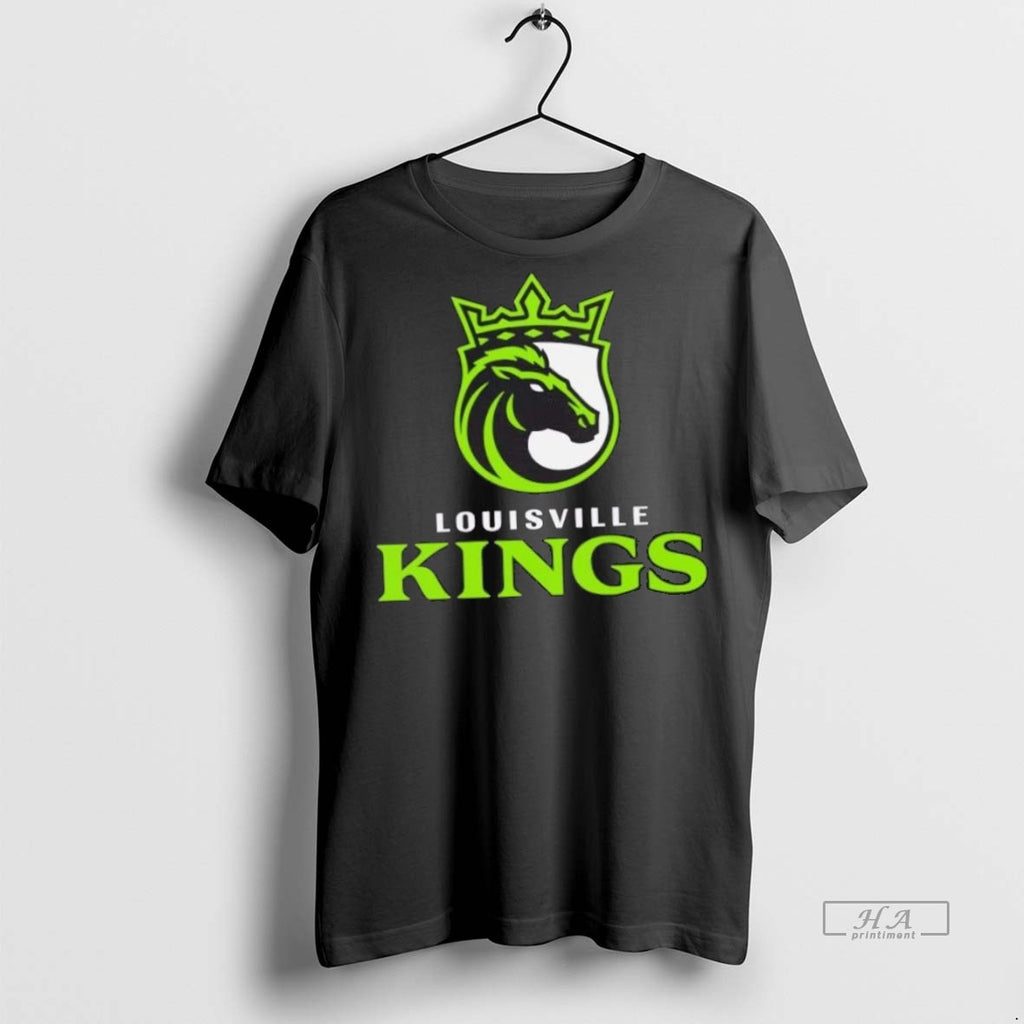 Trendy Official Louisville Kings Lockup Logo Tee Sweater