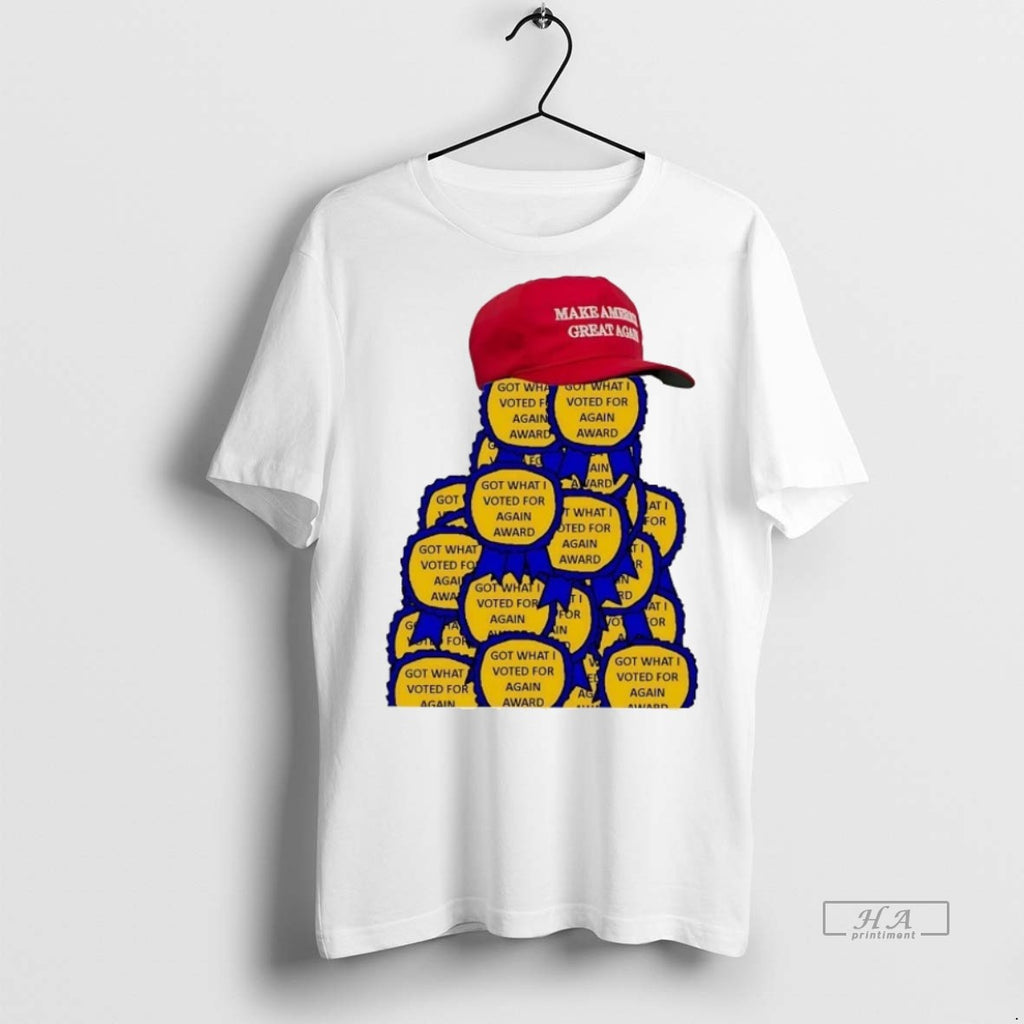 Trendy Official Maga Trump Got What I Voted For Again Award Tee Sweater