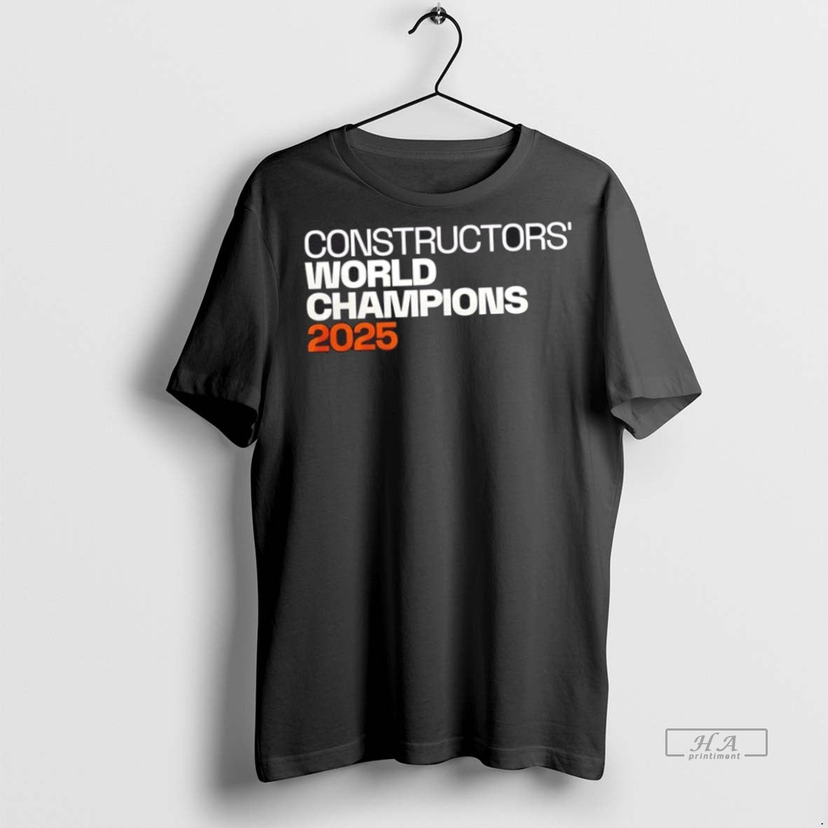 Trendy Official Mclaren Formula 1 Team 2025 Constructors Champions 2 Sided Tee Sweater